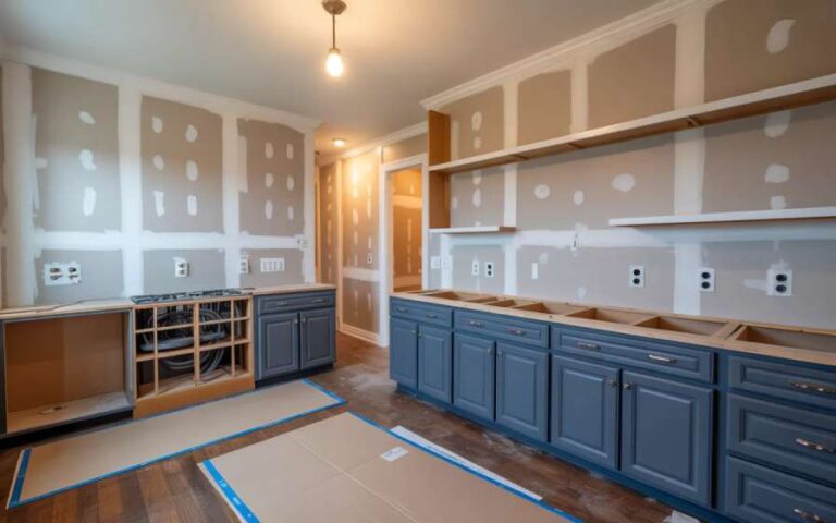 Professional kitchen renovation project showing clean installation standards, coordinated construction work, and functional layout planning in a New Jersey home.