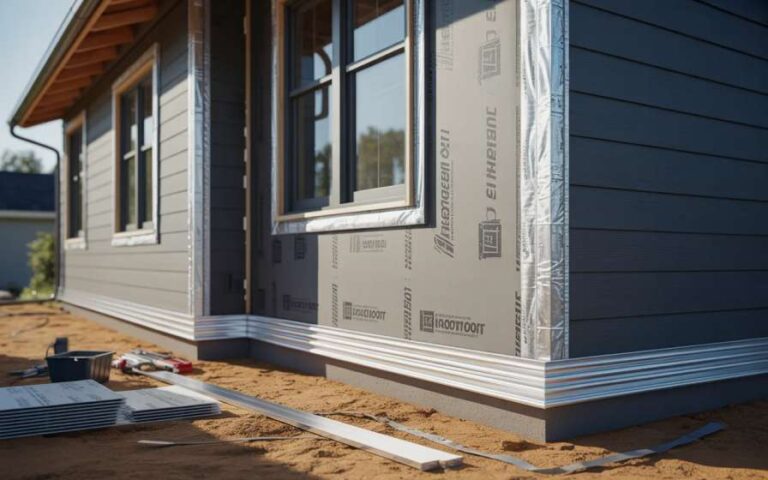 Siding weather barrier and flashing installation in New Jersey